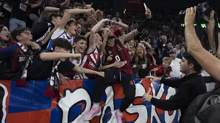 Euroliga viral: 5 años de espera, el festejo de Howard y luces en el Buesa Arena