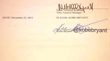 Kobe Bryant renueva por los Lakers y seguirá siendo el mejor pagado