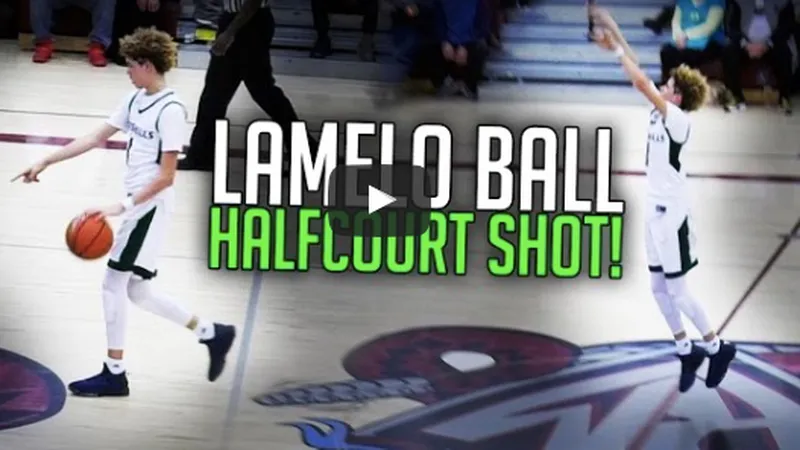 LaMelo Ball, hermano de la estrella de UCLA, Lonzo, anota así desde medio campo (VIDEO)