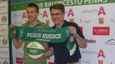 Jorge Lafuente, primera renovación en Peñas Huesca