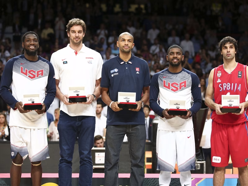 Kyrie Irving, exhibición para ser MVP; Teodosic, Batum, Faried y Pau, completan 5 ideal
