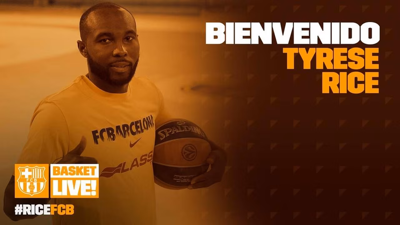 OFICIAL: El Barça ya tiene su golpe sobre la mesa; Tyrese Rice da el sí quiero