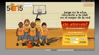 Llega a España un nuevo juego de basket online, el 5on5