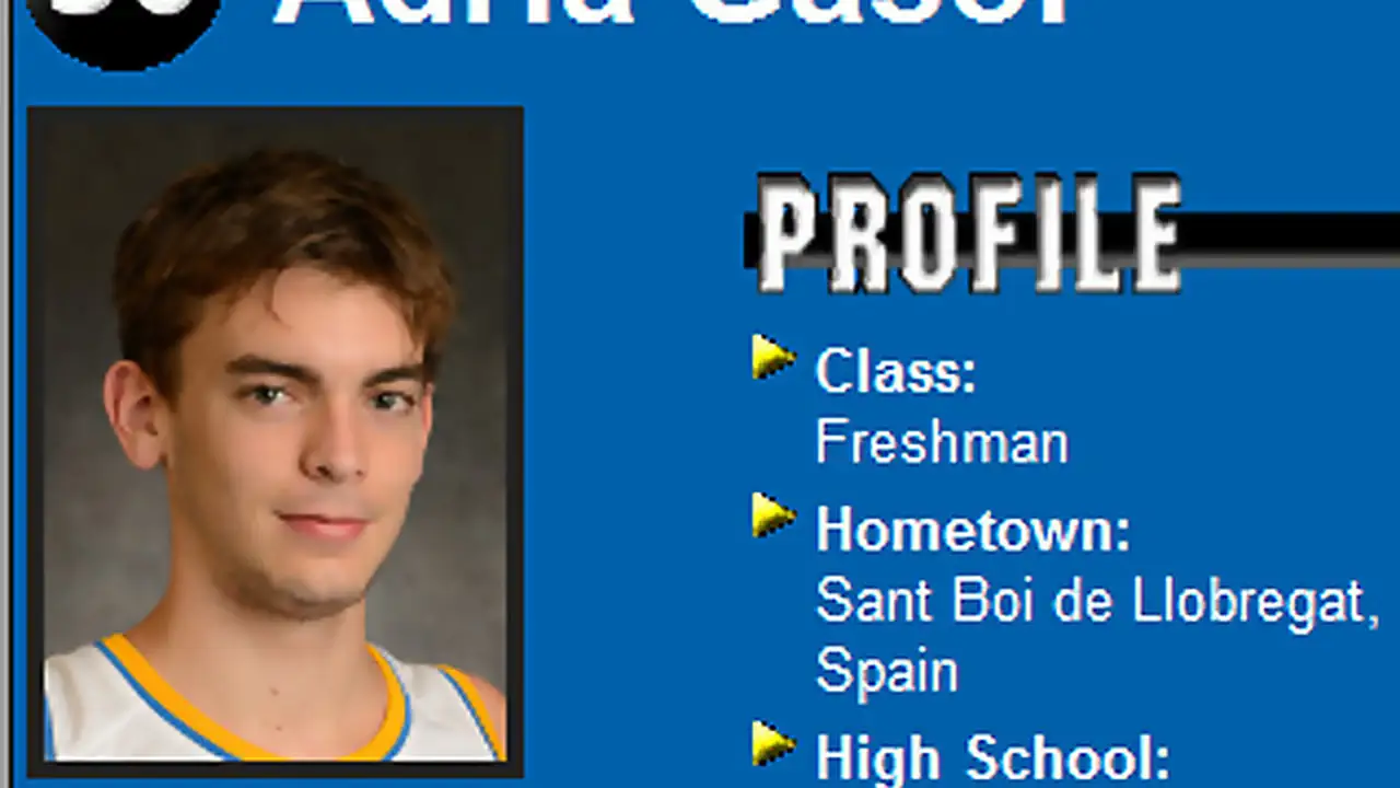 Pau Gasol sobre su hermano menor Adriá, <i>walk on</i> en UCLA: “Tiene potencial a desarrollar”