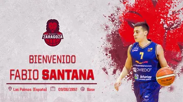 Fabio Santana completa la dirección de juego de Basket Zaragoza