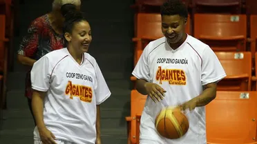 Cindy Valentín y Yolanda Jones, compañeras dentro y fuera en la cancha