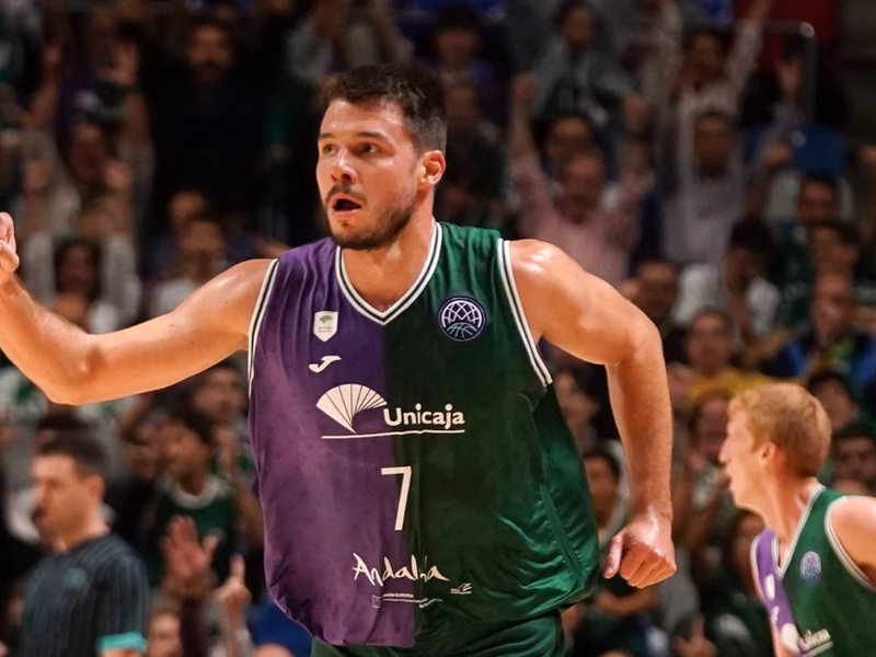 Unicaja pierde a Barreiro por una lesión de larga duración