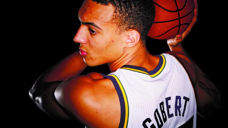Rudy Gobert: la Torre Eiffel en Salt Lake City