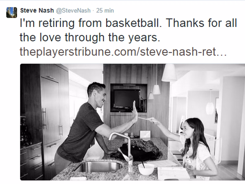 Steve Nash se retira: un mago menos para la NBA