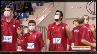 La grandeza del basket: máscaras en solidaridad con un enfermo de leucemia en Turquía