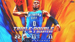 Kevin Durant y Anthony Davis caen lesionados; triple-doble para Russell Westbrook