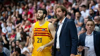 Los elogios de Roger Grimau a sus jugadores antes de la batalla en Euroliga