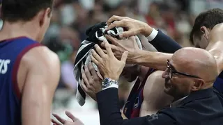 Brizuela al hospital por un codazo de Tavares