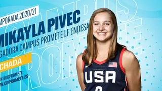 Zoco LFE: Mikayla Pivec, anotación para Campus Promete; Sara Rokkanen, a Bembibre