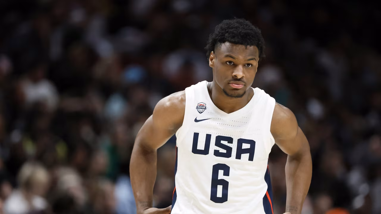 En la NBA son realistas con Bronny James