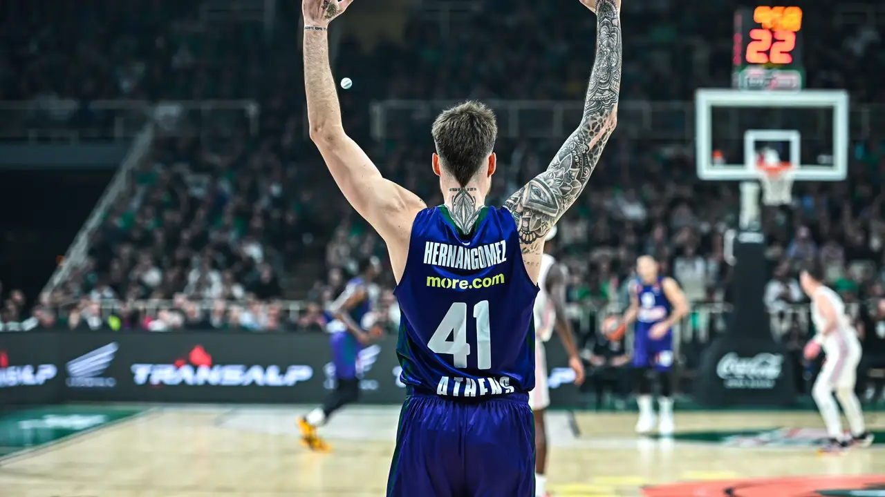 Juancho Hernángomez destroza el derbi griego: “Ojalá siga así”