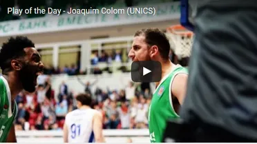 Quino Colom celebra su premio de Mejor Sexto Hombre en VTB con un 2+1 ganador