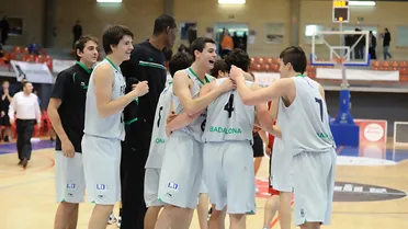 NIJT Hospi 2012 (Día 1): Dos victorias agónicas del Fiatc Joventut le meten matemáticamente en semifinales. Madrid y Lietuvos se jugarán la otra plaza. Debut poderoso de FC Barcelona ante Cajasol