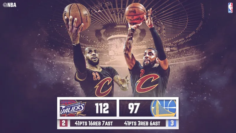 El récord histórico de Irving y LeBron da vida a los Cavs; habrá sexto partido en Ohio