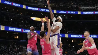 Noche NBA: Escandaloso y brutal partido de Anthony Davis con 55 puntos en la capital