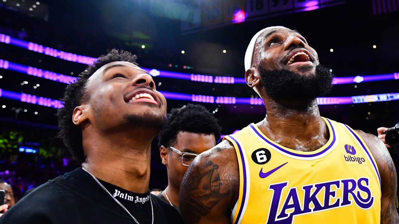 ¡Sueño cumplido! LeBron jugará con su hijo Bronny en Los Ángeles Lakers