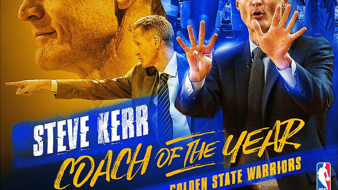 Steve Kerr, entrenador del año de la NBA