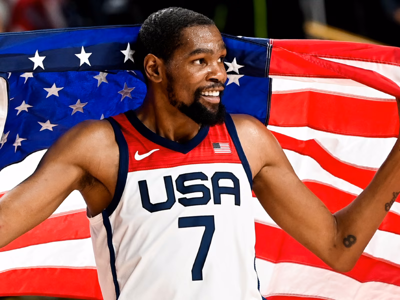 ¡Kevin Durant determinado a disputar los Juegos Olímpicos 2028 en Los Angeles!