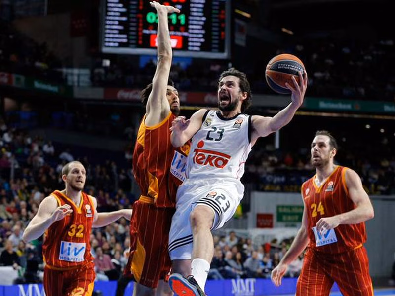 Felipe Reyes, líder del Madrid en la victoria ante el Galatasaray (93-78)