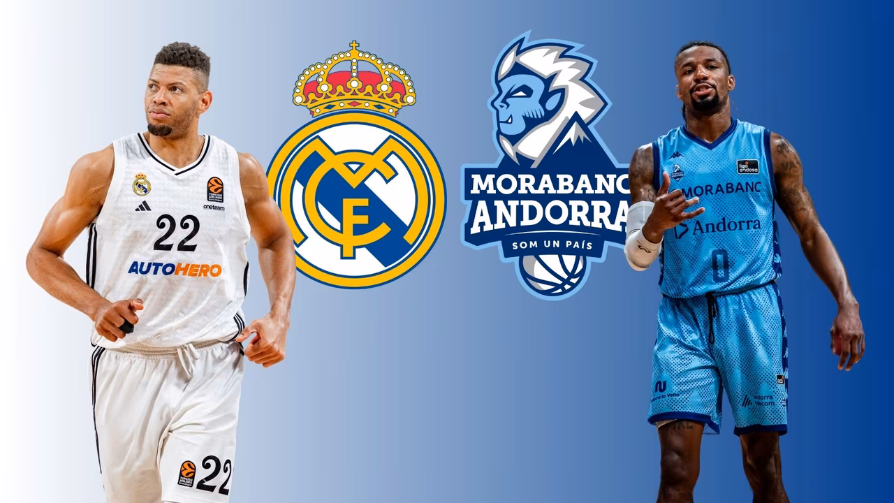 Real Madrid vs Morabanc Andorra ACB de baloncesto: ¿Cuándo y dónde verlo?