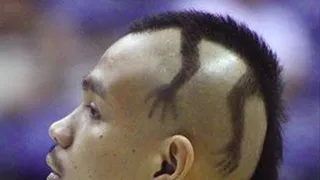 Llamativo corte de pelo: un lagarto en la cabeza (FOTOS)