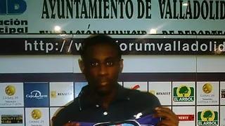 Paccelis Morlende presentado en Pisuerga