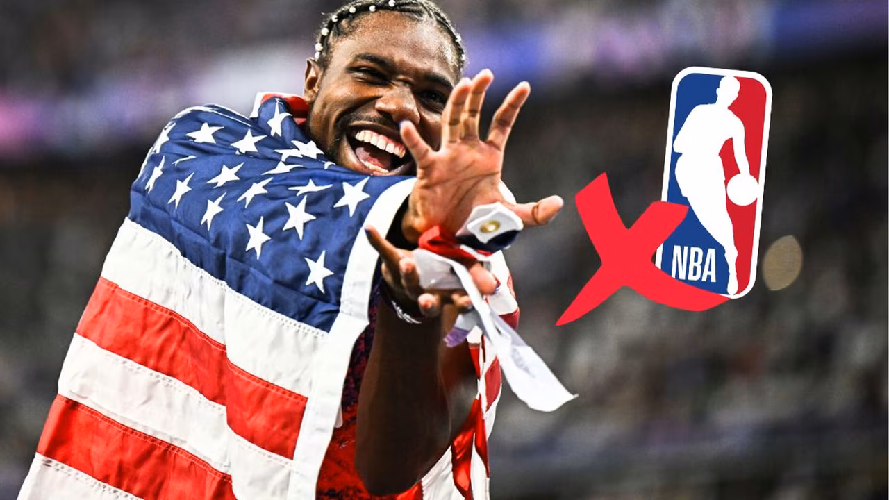 Noah Lyles, el atleta que manda callar a los NBA en los Juegos Olímpicos