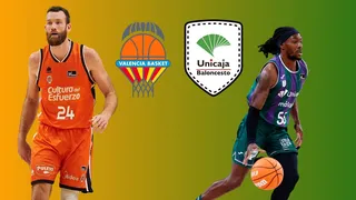 Valencia Basket vs Unicaja Málaga ACB de baloncesto: ¿Cuándo y dónde verlo?