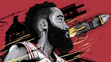 Otro récord más para los Warriors (22 triples); Harden se va a los 50