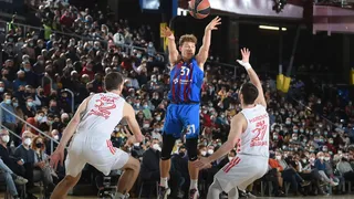 FC Barcelona recupera el liderato tras una buena victoria ante Estrella Roja