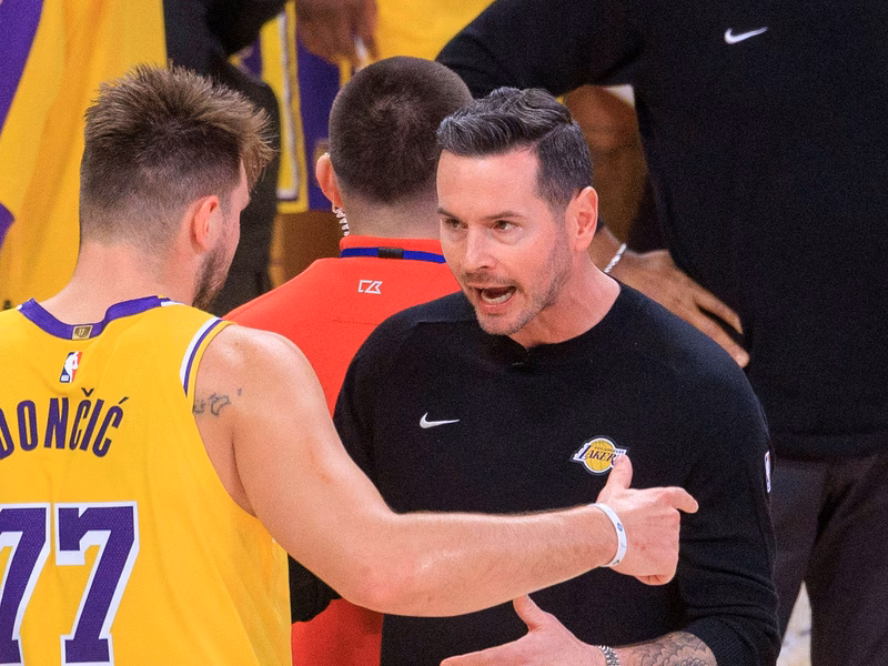 Entre JJ Redick y Luka Doncic, una bronca viral pero “normal”