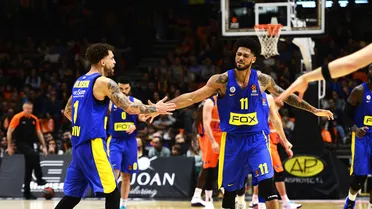 Valencia sucumbe ante un acertado Maccabi (82-85)