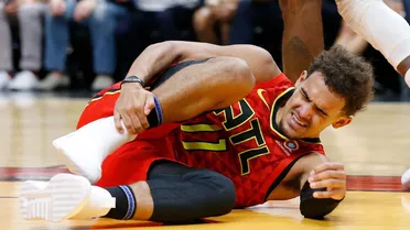 La lesión de Trae Young puede quedar en un susto