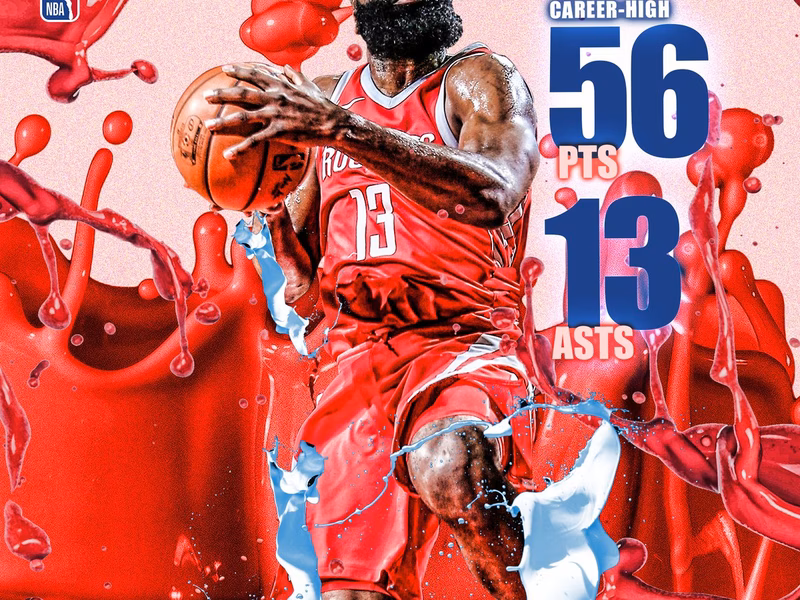 James Harden deja una actuación para el recuerdo, los Cavs de LeBron vuelven a caer