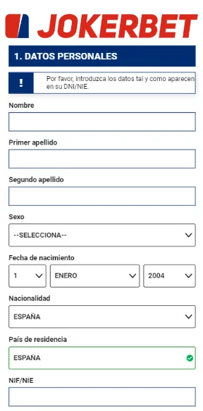 C&oacute;mo acceder a Jokerbet m&oacute;vil