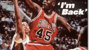 20 años del “I am back”: Michael Jordan vuelve a las canchas con el número “45”