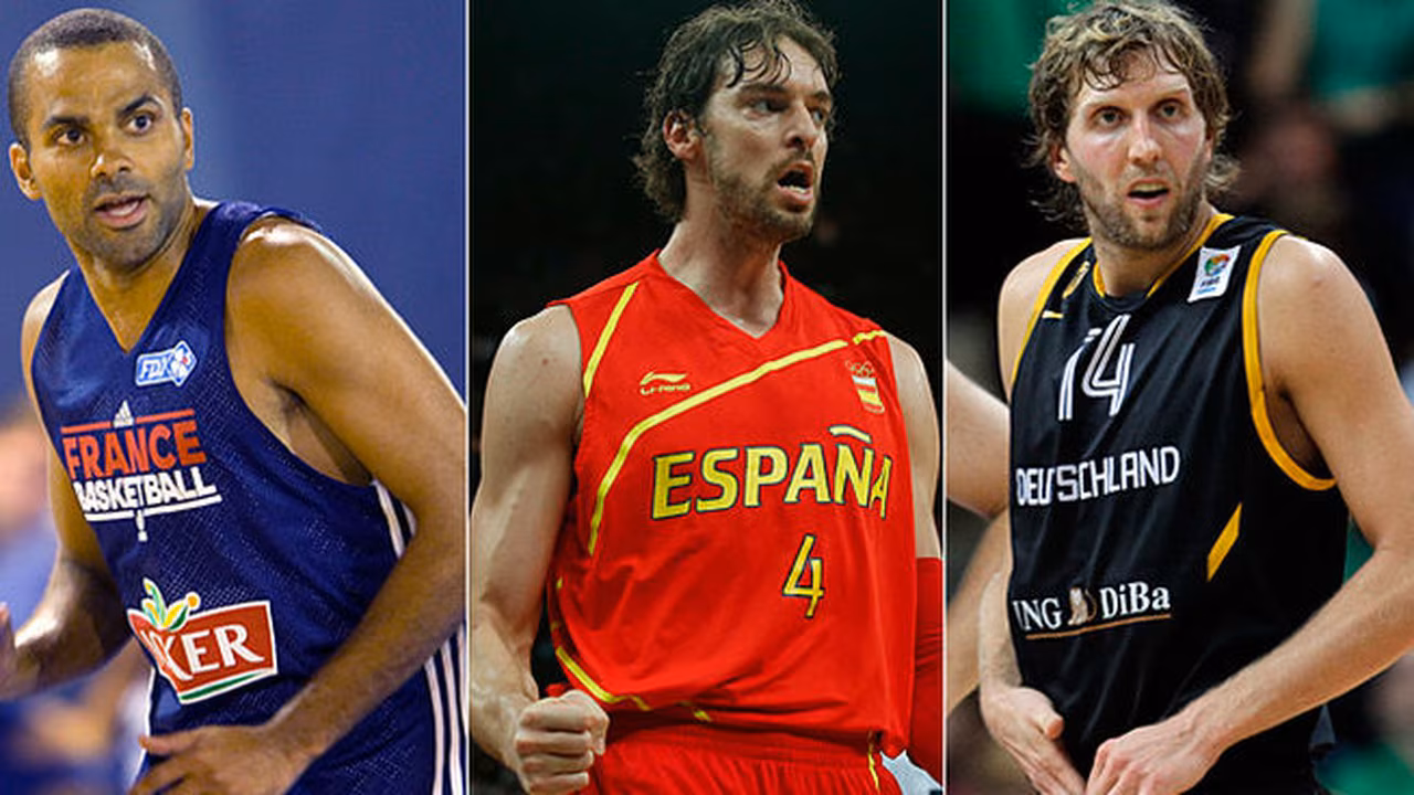 Tony Parker, Dirk Nowitzki, Pau Gasol y los máximos anotadores del Eurobasket