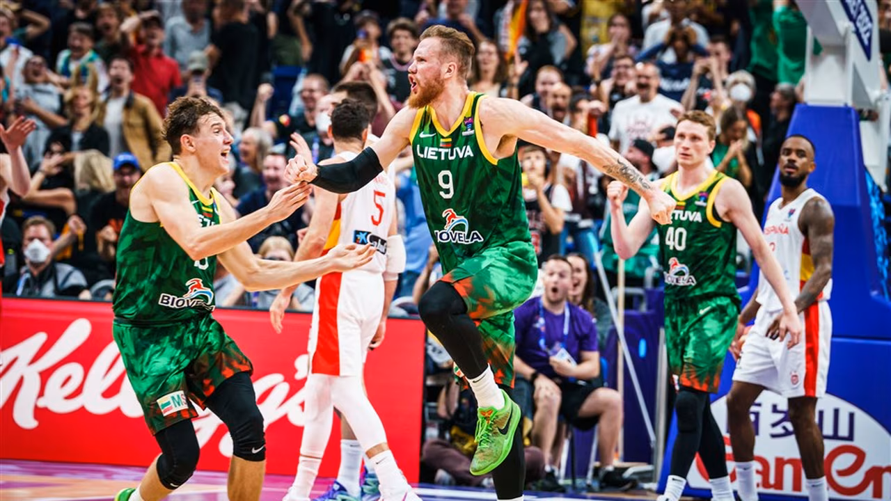 El equipo de Lituania para el Mundial de baloncesto