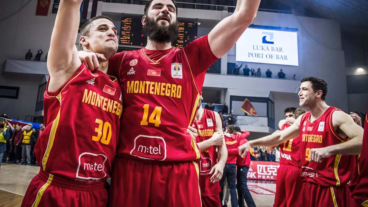 La selección de Montenegro para el Mundial de baloncesto 2023