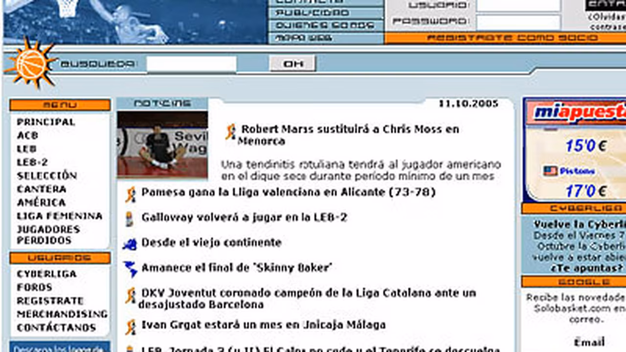 Solobasket se coloca como la segunda Web de baloncesto más visitada