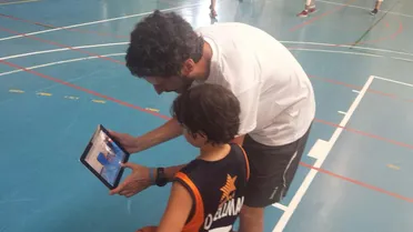 Entrenando duro mañana y tarde en el Campus Víctor Claver a pesar del sofocante calor