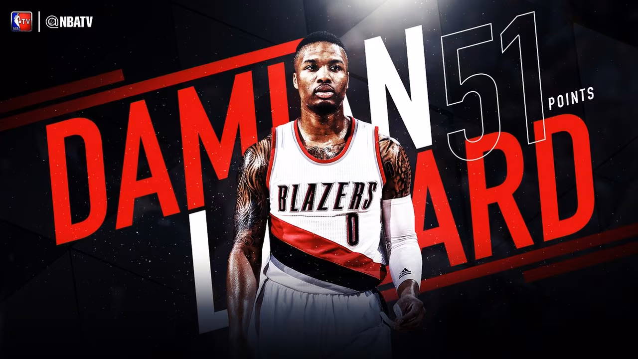 Damian Lillard, 51 puntos para tumbar a Warriors; brutal Cousins (38+20)