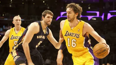 La leyenda de Pau Gasol y su dorsal 16 serán eternos en Los Angeles Lakers
