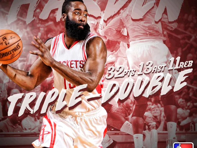 Triple-doble de Harden resucita a Houston; Warriors, récord de temporada con 938 triples
