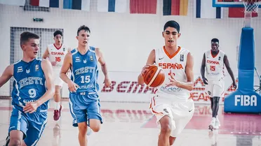 Europeo U16M (1/8): España sufre para eliminar a Estonia y pasar a Cuartos (59-54)